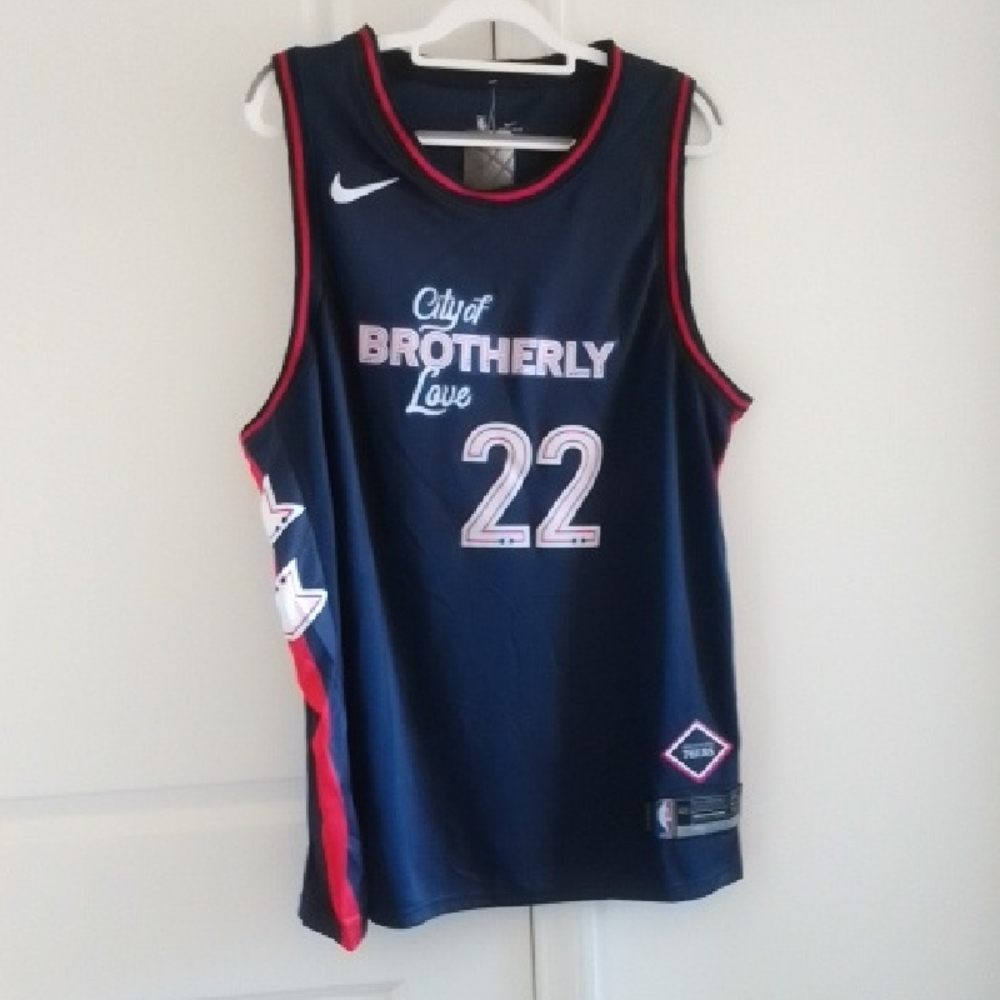 NWT Nike Blue NBA Jersey Philadelphia 76ers  #22 Patrick Beverley
